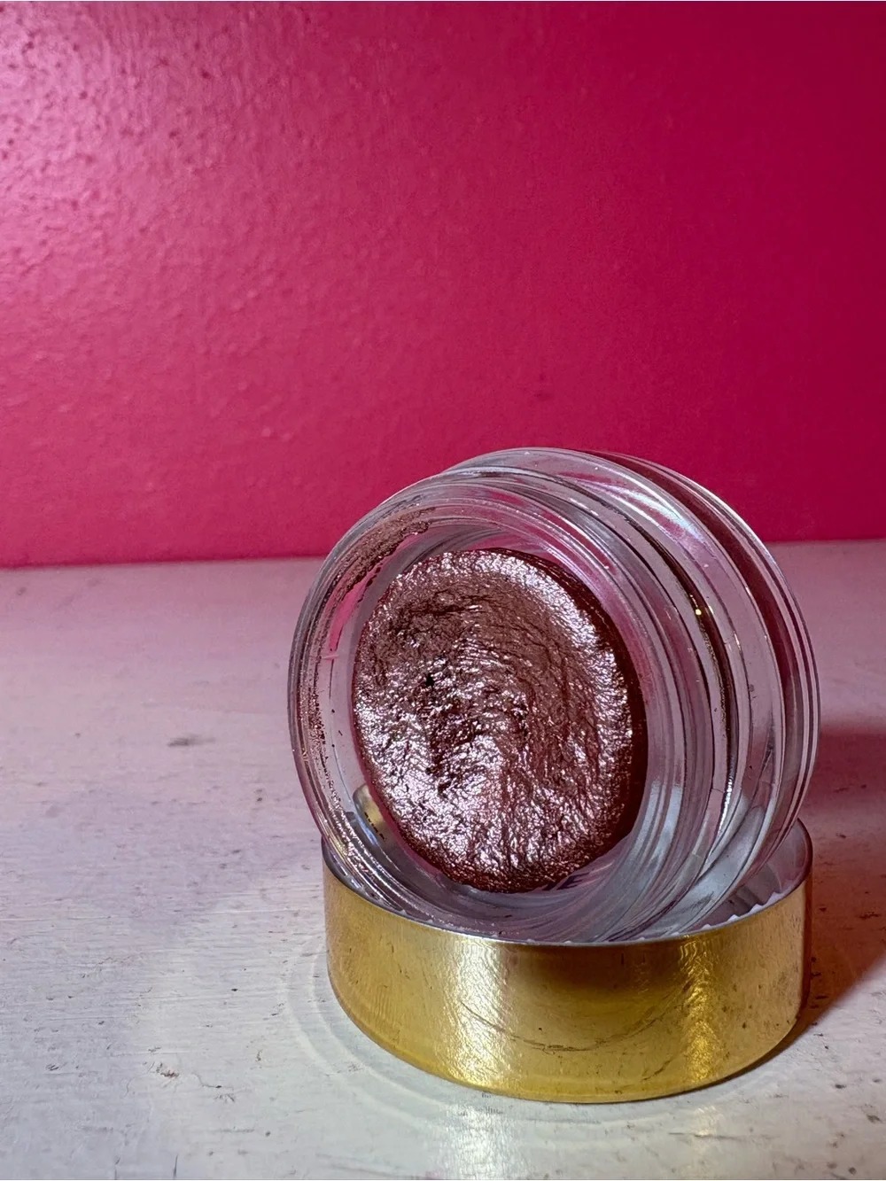 Kylie Cosmetics * Rose Gold Birthday Edition Crème Eyeshadow Jar EUC Rare Jenner